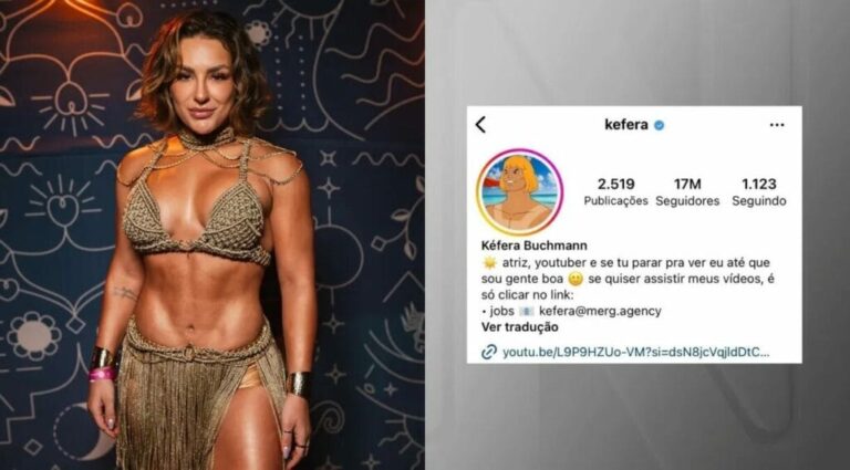 ‘Virei uma geladeira’, diz Kéfera após conselho sobre exercícios físicos